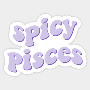 spicy pisces Sticker